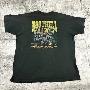 Vintage Boot Hill Saloon Shirt 1992 Motorcycle Shirt 3XL